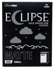 16699 - 60 ECLIPSE DECK PROTECTOR SLEEVES - SMALL - MATTE - SMOKE GREY