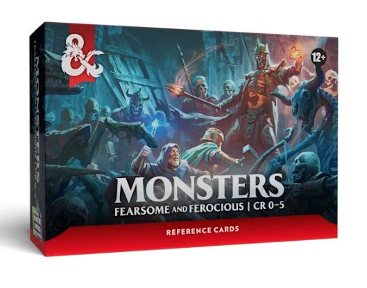 D&D 5.0 - CARTE INCANTESIMO - TROVE 8 (MONSTER CARDS CR 2-5) - ENG