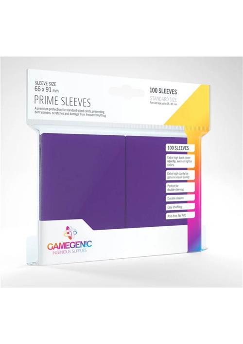 GGS10021ML - 100 STANDARD SIZE PRIME SLEEVES - PURPLE