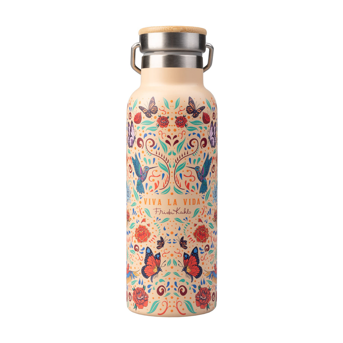 BMA06 - FRIDA KAHLO - BOTTIGLIA ISOTERMICA 500ML - VIVA LA VIDA