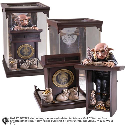 NN7552 - HARRY POTTER MAGICAL CREATURES - GRINGOTTS GOBLIN - STATUA 18CM