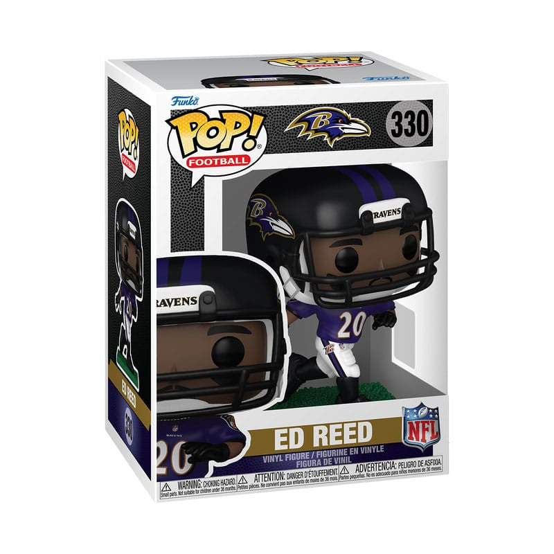 NFL - POP FUNKO VINYL FIGURE 330 ED REED (RAVENS) 9CM