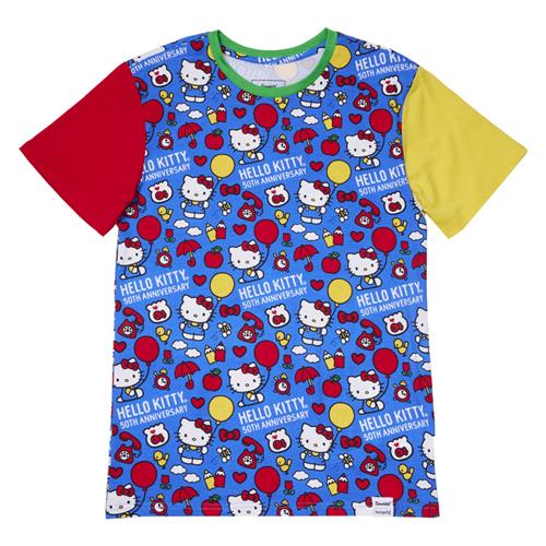 SANRIO - HELO KITTY 50TH ANNIVERSARY - T-SHIRT - HELLO KITTY 2XS