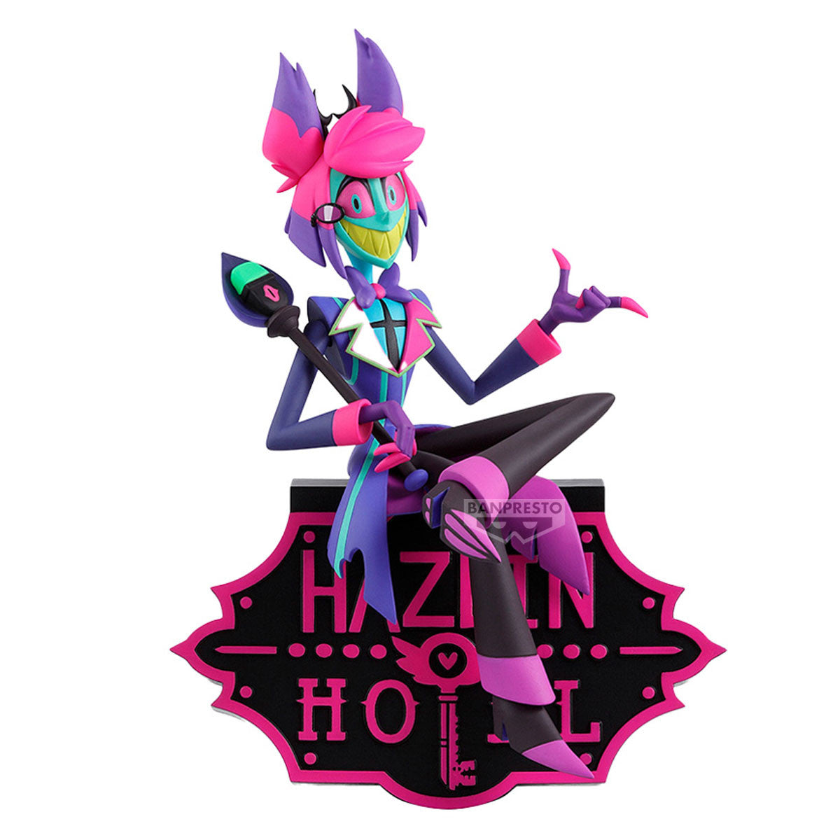 29781 - HAZBIN HOTEL - MONITOR TOP FIGURE - ALASTOR (VER.B) - STATUA 17CM