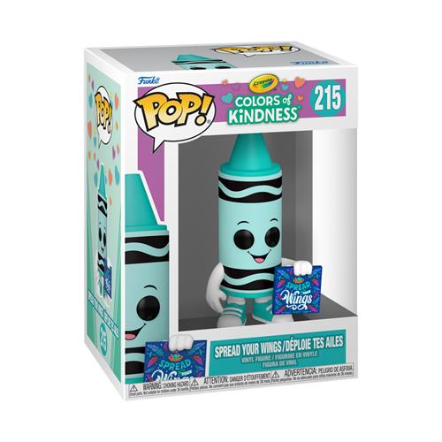 CRAYOLA - POP FUNKO VINYL FIGURE 215 TEAL CRAYON 9CM
