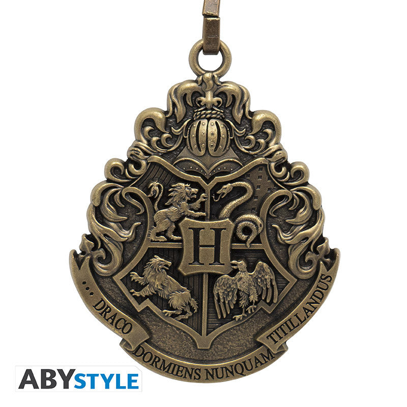 ABYKEY319 - HARRY POTTER - KEYCHAIN 3D - HOGWARTS’ CREST