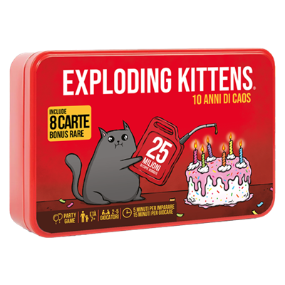EXPLODING KITTENS 10 ANNI DI CAOS
