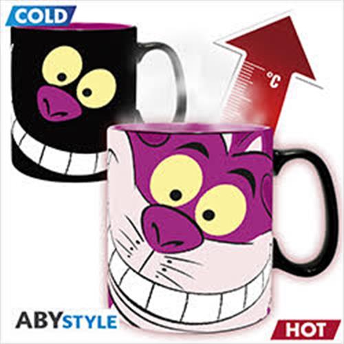 ABYMUG541 - DISNEY - TAZZA HEAT CHANGE 460ML - ALICE CHESHIRE
