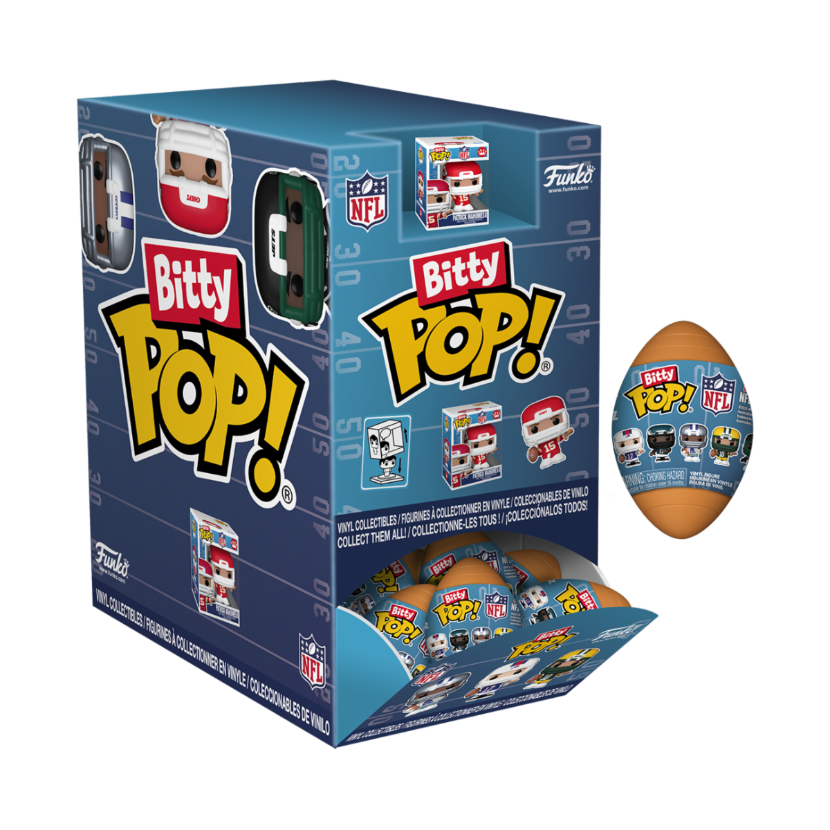 89205 - NFL - POP FUNKO BITTY VINYL FIGURE - NFL S1- 24PC CASE PACK
