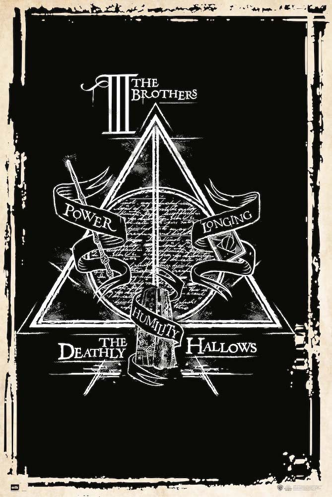 GPE5320 - HARRY POTTER - POSTER - IL SIMBOLO DEI DONI DELLA MORTE
