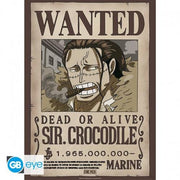 GBYDCO640 - ONE PIECE - POSTER (52X38) - WANTED CROCODILE WANO