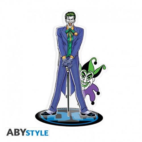 ABYACF195 - DC COMICS - ACRYL 2D PRINT FIGURE - THE JOCKER 10CM