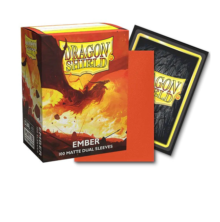 AT-15054 - 100 STANDARD SIZE MATTE DUAL SLEEVES - EMBER
