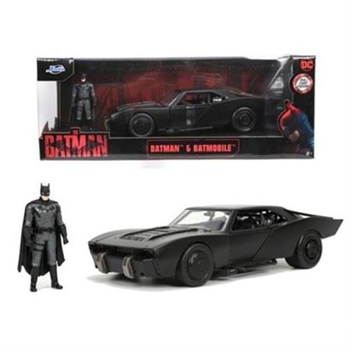 DC COMICS: THE BATMAN 2022 - BATMOBILE DIE-CAST W/ BATMAN SCALA 1:24