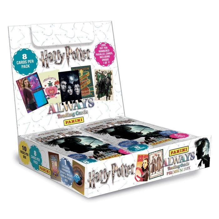 HARRY POTTER ALWAYS TRADING CARD - BOX DA 10 BUSTINE PREMIUM