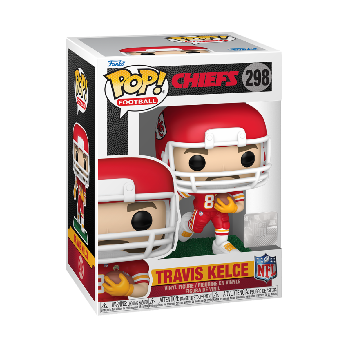 NFL - POP FUNKO VINYL FIGURE 298 TRAVIS KELCE (CHIEFS) 9CM