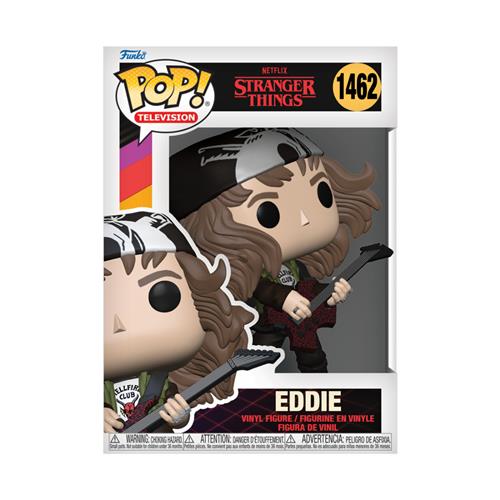 STRANGER THINGS 4 - POP FUNKO VINYL FIGURE 1462 HUNTER EDDIE W/ GUITAR 9CM
