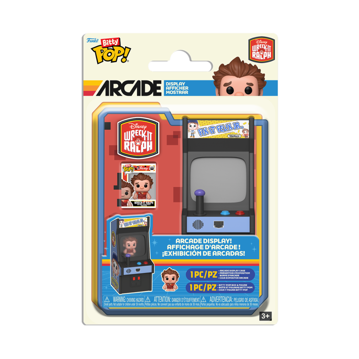 85253 - DISNEY: WRECK IT RALPH - POP FUNKO BITTY ARCADE VINYL FIGURE - WRECK IT RALPH