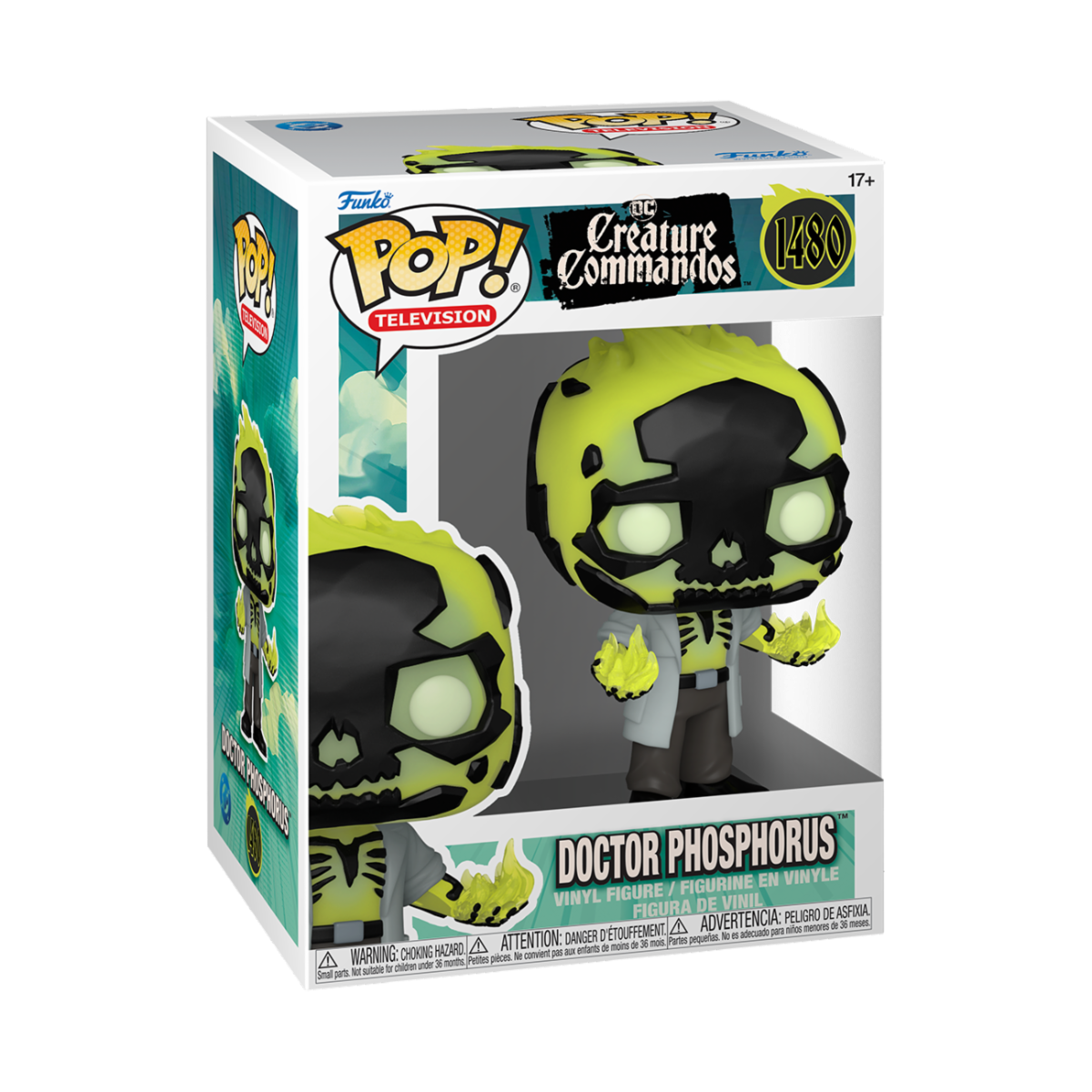 CREATURE COMMANDOS - POP FUNKO VINYL FIGURE 1480 DR. PHOSPHORUS 9CM