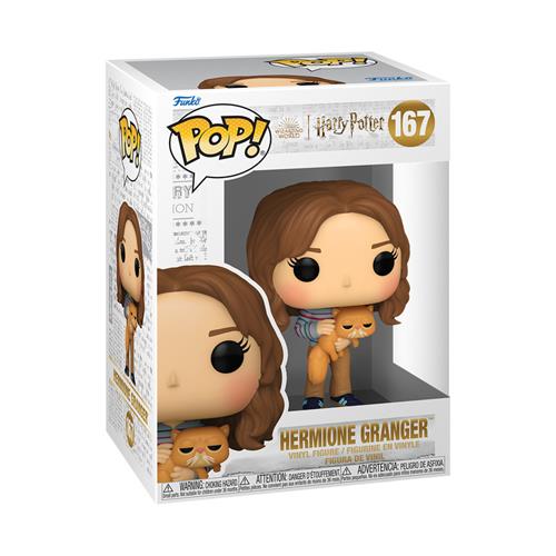 HARRY POTTER: PRISONER OF AZKABAN - POP & BUDDY FUNKO VINYL FIGURE 167 HERMIONE W/ CROOCKSHANKS 9CM