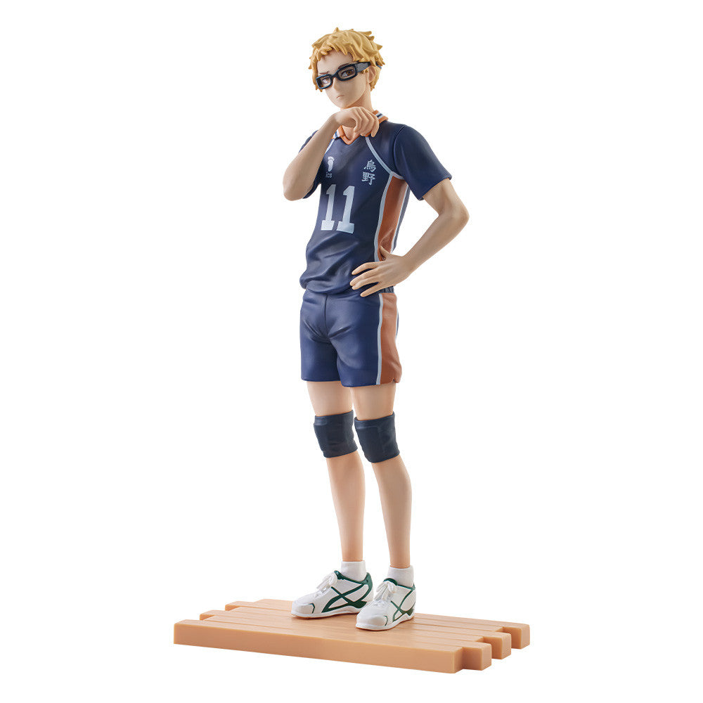 68432 - HAIKYU!! - ICHIBANSHO FIGURE FROM ICHIBAN KIJI - BATTLE AT THE GARBAGE DUMP 2 - KEI TSUKISHIMA - STATUA 20CM