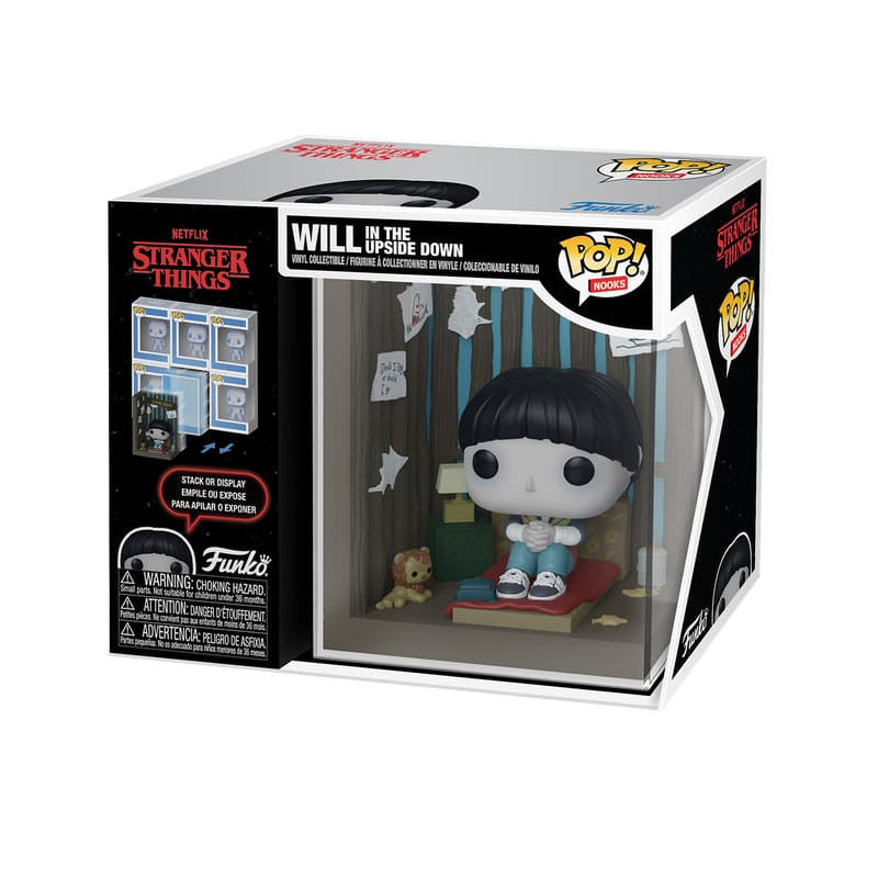 STRANGER THINGS - POP FUNKO NOOK VINYL FIGURE - WILL UPSIDE DOWN 9CM