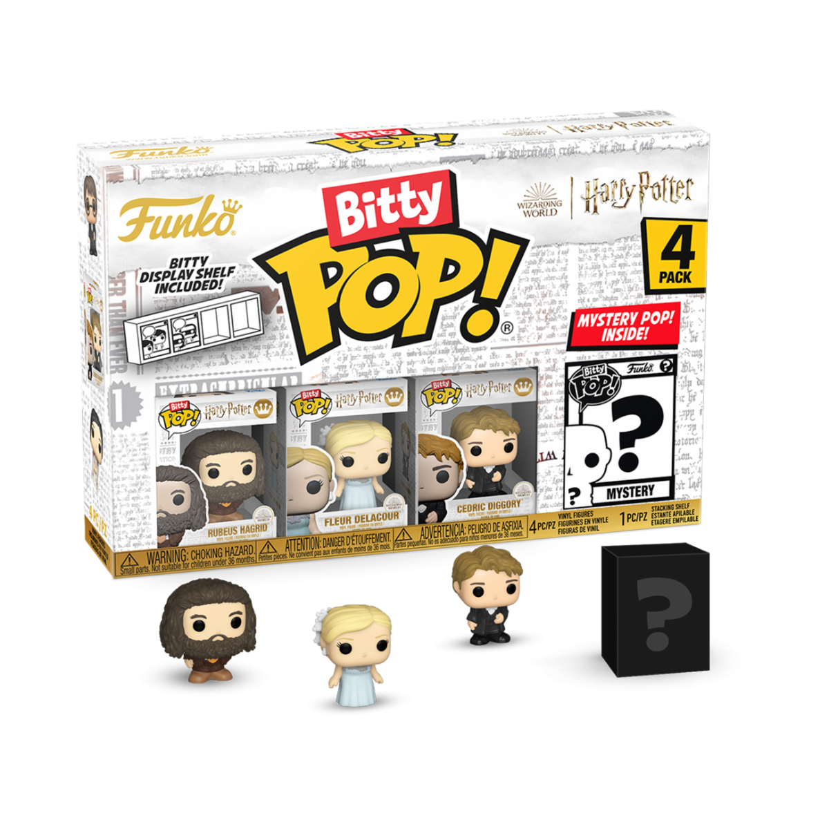83657 - HARRY POTTER AND THE GOBLET OF FIRE - FUNKO BITTY POP VINYL FIGURE - HAGRID (4PK)