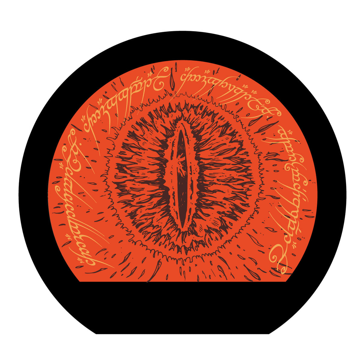 LAMP048 - LAMPADA IL SIGNORE DEGLI ANELLI OCCHIO DE SAURON