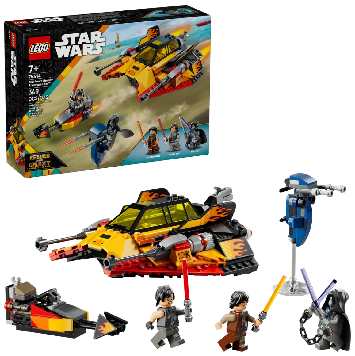 75414 - STAR WARS - SNOWSPEEDER FORCE BURNER