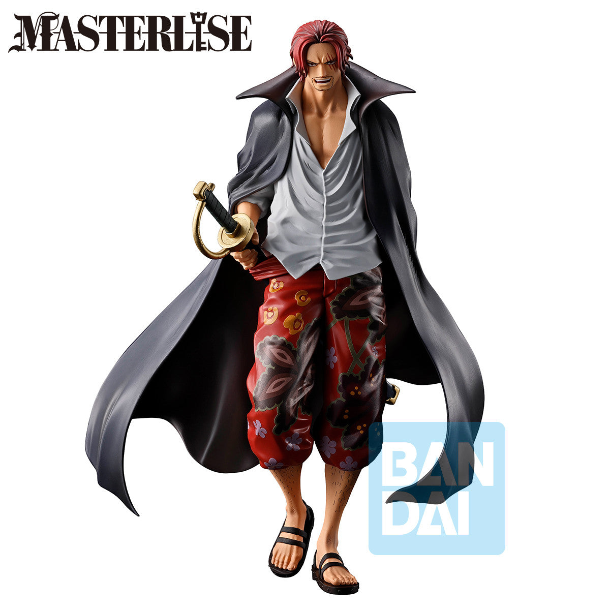 72403 - ONE PIECE - ICHIBANSHO FIGURE FROM RED HAIR PIRATES - SHANKS - STATUA 21CM