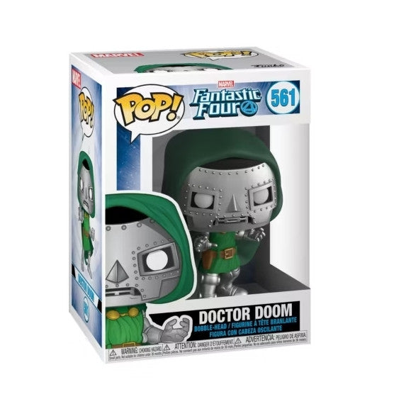 MARVEL - FANTASTIC FOUR - POP FUNKO VINYL FIGURE 561 DOCTOR DOOM 9CM