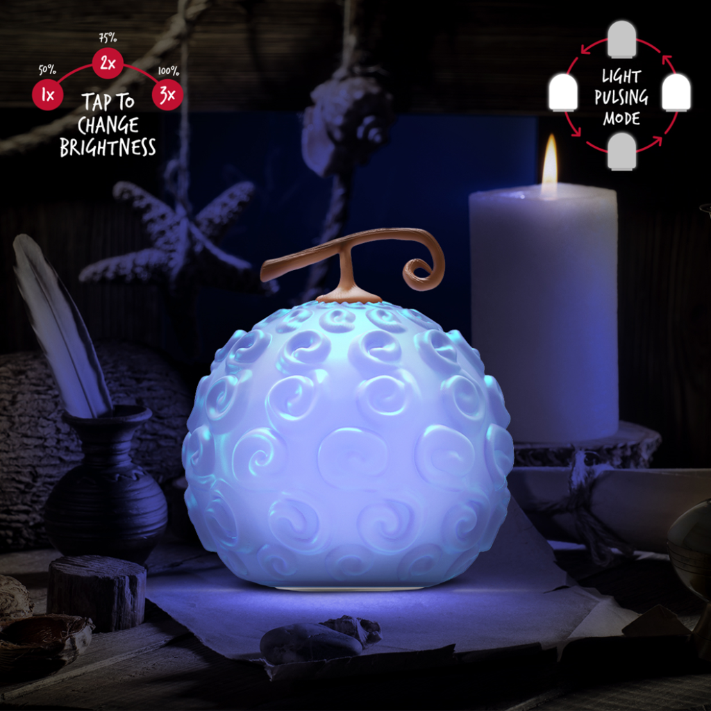 PP14339OPNF - ONE PIECE - GUMGUM FRUIT SQUISHYGLO SILICONE LIGHT RECHARGEABLE