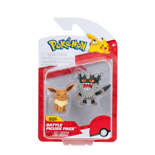 POKEMON - PK010704 - BATTLE FIGURE PACK - PEZZO SINGOLO - PERRSERKER & EEVEE