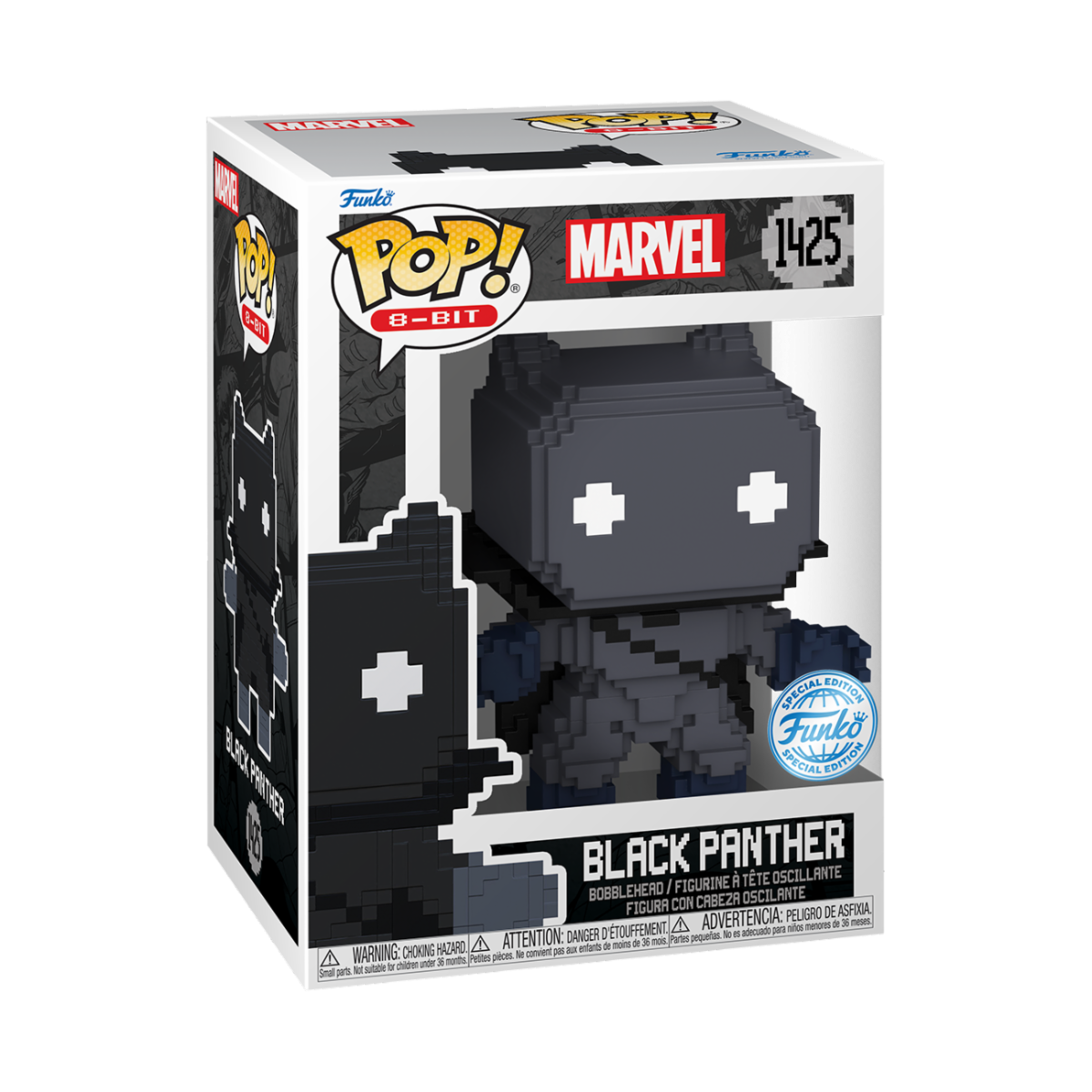 MARVEL: 8-BIT - POP FUNKO VINYL FIGURE 1427 BLACK PANTHER 9CM