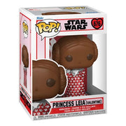 STAR WARS: VALENTINES - POP FUNKO VINYL FIGURE 676 LEIA (CHOCOLATE) 9CM