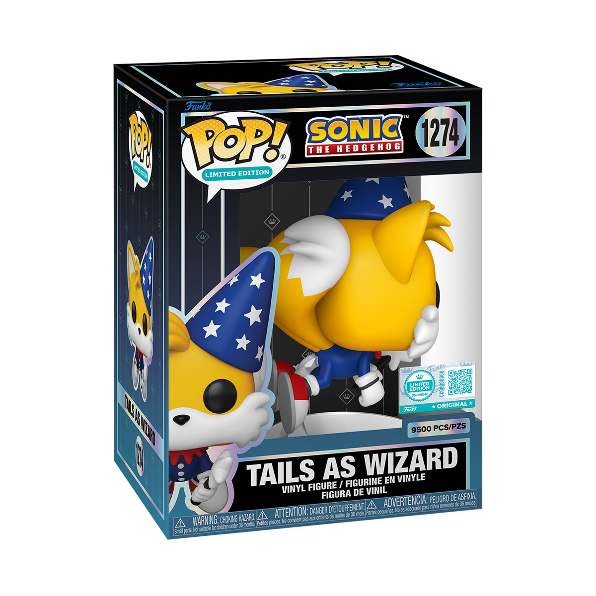 SONIC - POP FUNKO VINYL FIGURE SUPREME - TAILS AS WIZARD 9CM FUNSIDE EXCL