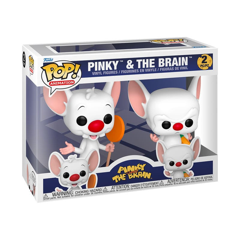 ANIMANIACS - POP FUNKO VINYL FIGURE 2-PACK PINKY & THE BRAIN 9CM