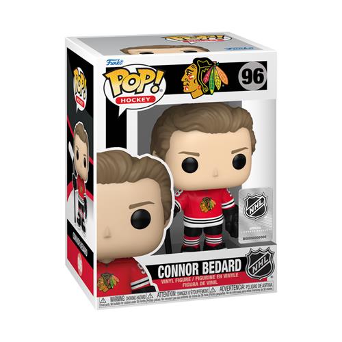 NHL - POP FUNKO VINYL FIGURE 96 CONNOR BEDARD (BLACKHAWKS) 9CM