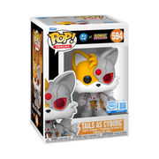 JUSTICE LEAGUE & SONIC THE HEDGEHOG - POP FUNKO VINYL FIGURE 594 TAILS AS CYBORG 9CM