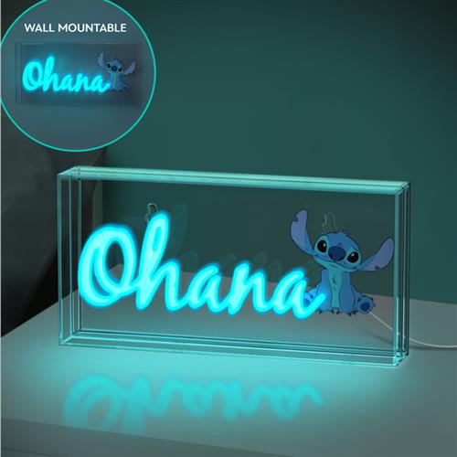 PP12800LS - DISNEY: LILO & STITCH - STITCH OHANA LED NEON LIGHT