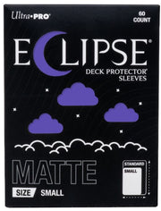 16696 - 60 ECLIPSE DECK PROTECTOR SLEEVES - SMALL - MATTE - ROYAL PURPLE
