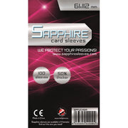 SAPPHIRE FUCHSIA - 100 BUSTE PROTETTIVE 61X112MM