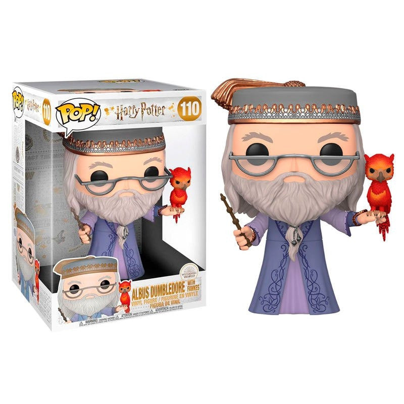 HARRY POTTER - POP FUNKO VINYL FIGURE 110 DUMBLEDOR W/ FAWKES 25CM