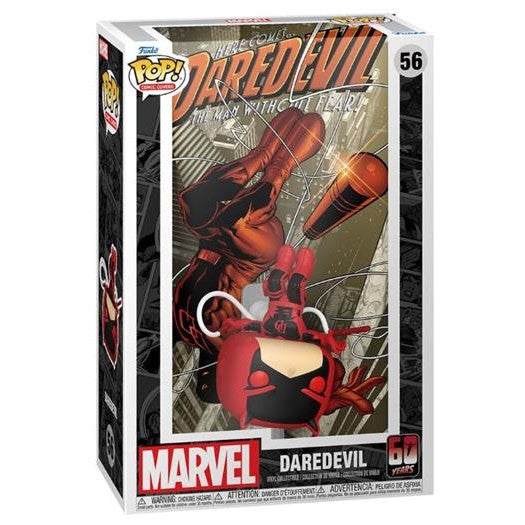 MARVEL: DAREDEVIL 60TH ANNIVERSARY - POP FUNKO COMIC COVERS VINYL FIGURE 56 DAREDEVIL #1 9CM