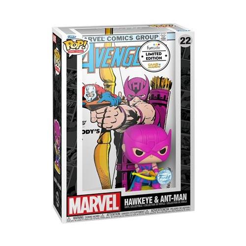 MARVEL - POP FUNKO COMIC COVERS VINYL FIGURE 22 HAWKEYE & ANT-MAN 9CM GA EXCL