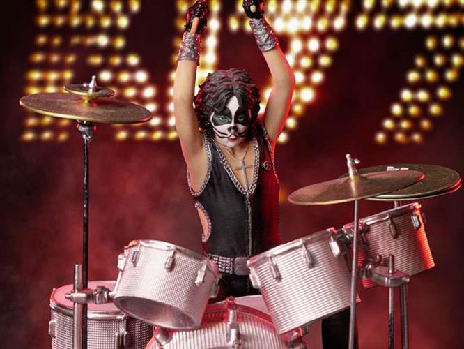 94555 - KISS - PETER CRISS - 1/10 STATUE 22CM