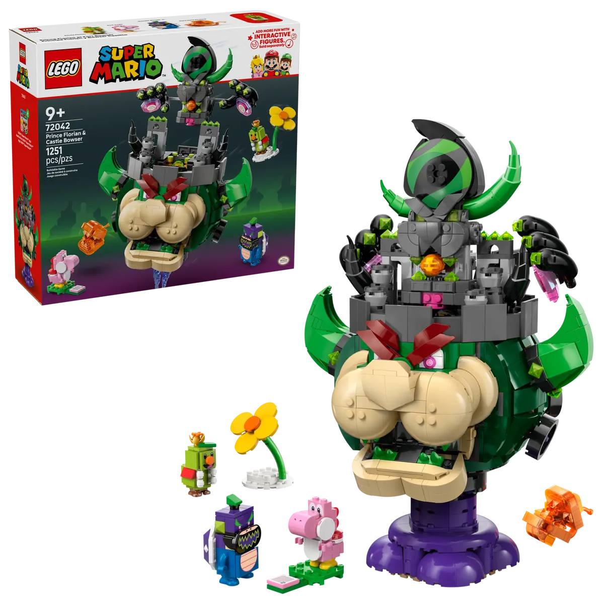 72042 - SUPER MARIO - PRINCIPE FLORIAN E BOWSER CASTELLO