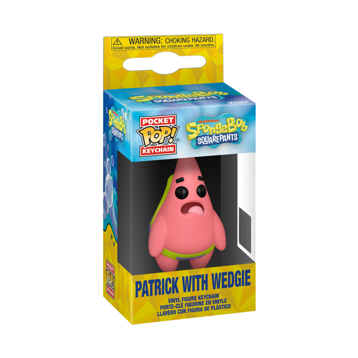 SPONGEBOB - KEYCHAIN - PATRICK WITH WEDGIE 4CM