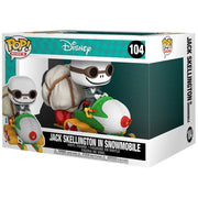 DISNEY - NIGHTMARE BEFORE CHRISTMAS - POP FUNKO VINYL FIGURE RIDE 104 JACK SKELLINGTON IN SNOWMOBILE