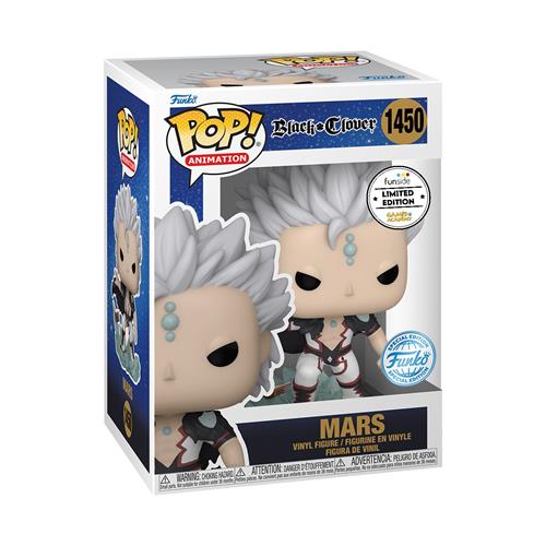 BLACK CLOVER - POP FUNKO VINYL FIGURE 1450 MARS W/BOOK 9CM GA EXCL